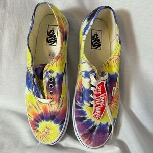 Vans off the wall Mens tie dye sneakers Men’s size 12. New.